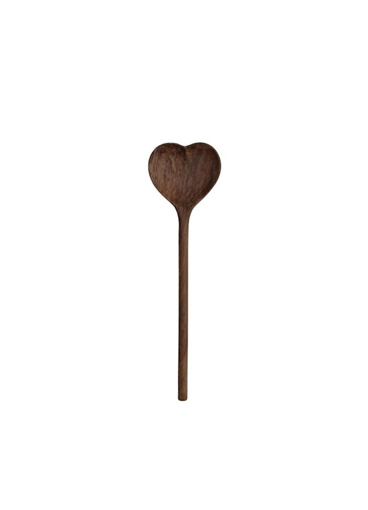 Sögne Salatbesteck HEART Herz Holz 30 cm