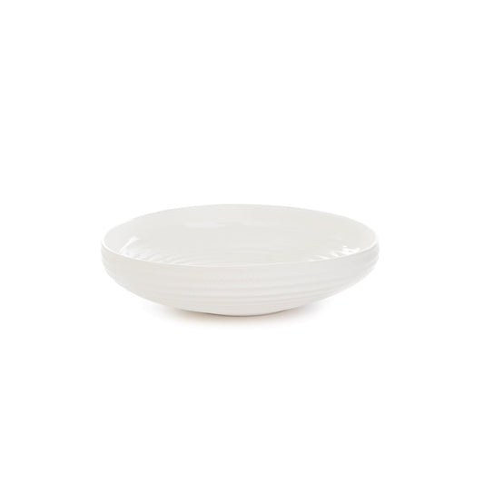 Sögne Schale STELLA ribbed weiß XL