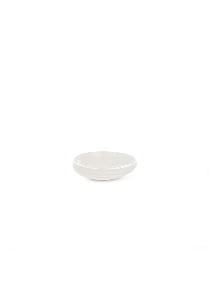 Sögne Schale STELLA ribbed weiß S