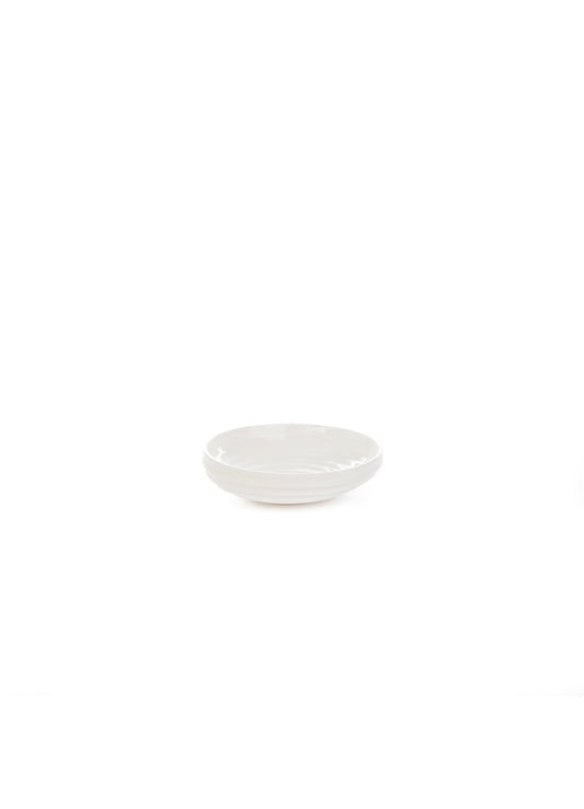 Sögne Schale STELLA ribbed weiß S
