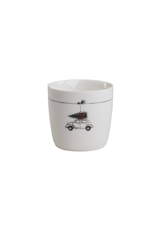 SÖGNE Tasse Weihnachten DRIVING HOME FOR CHRISTMAS Auto 300 ml