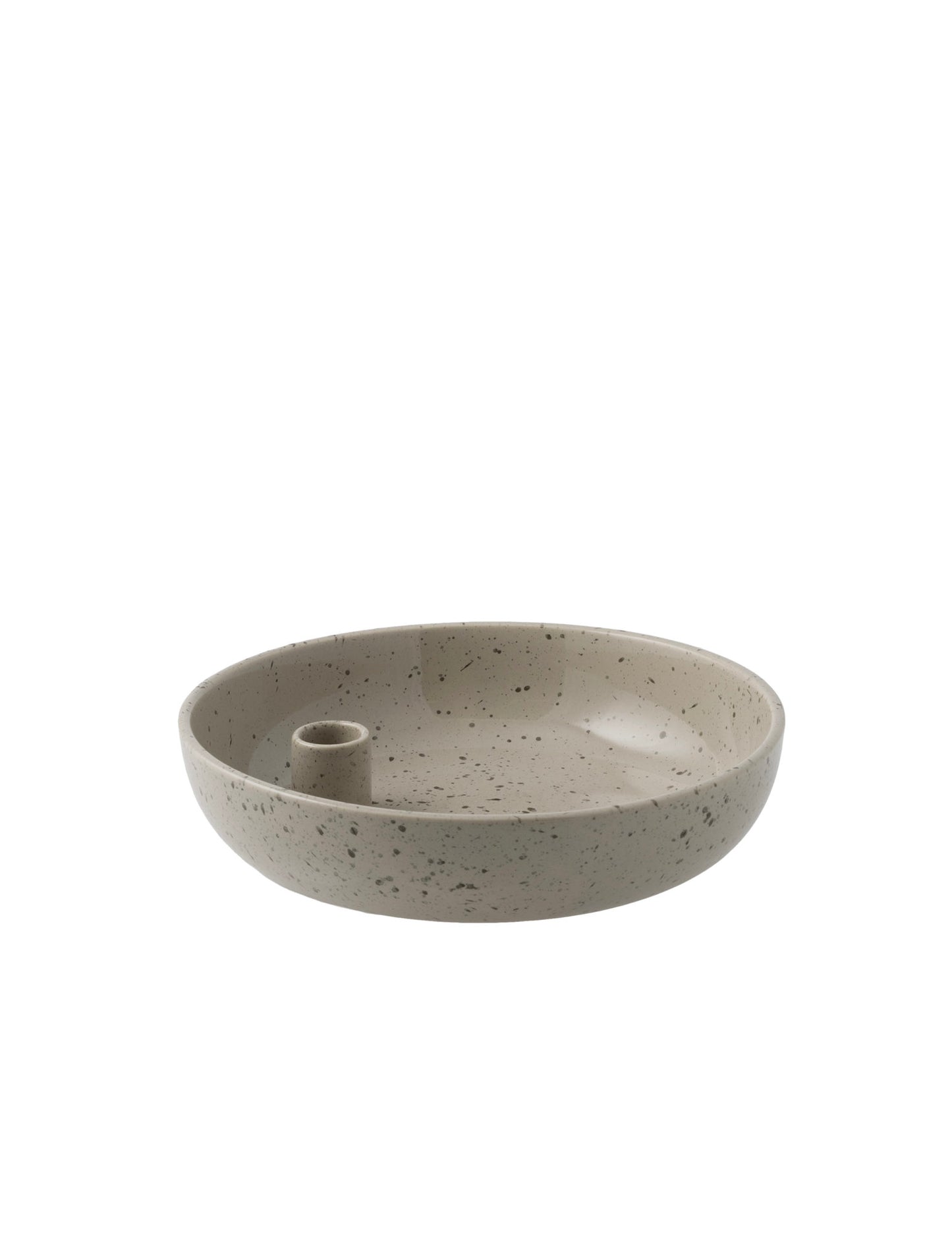 Storefactory Kerzenschale LIDATORP natur grau glasiert, verschiedene Größen