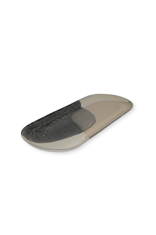 Storefactory Servierplatte Tablett KLEREBO schwarz/beige