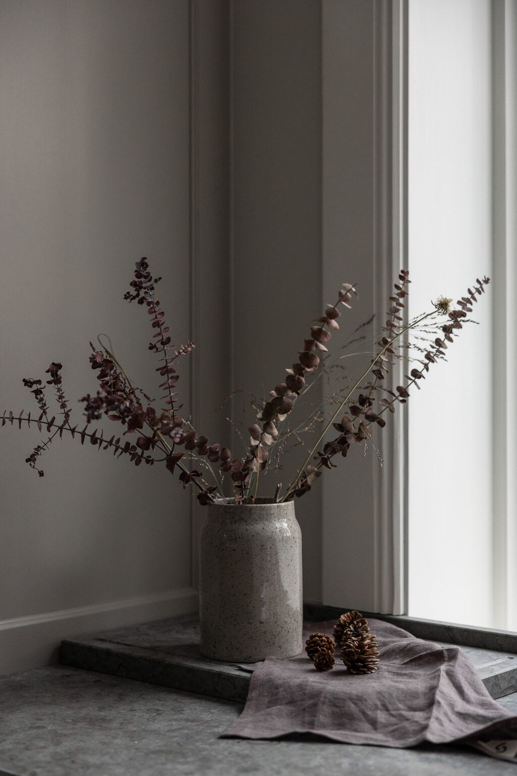 Storefactory Vase / Organizer EKVIK natur grau