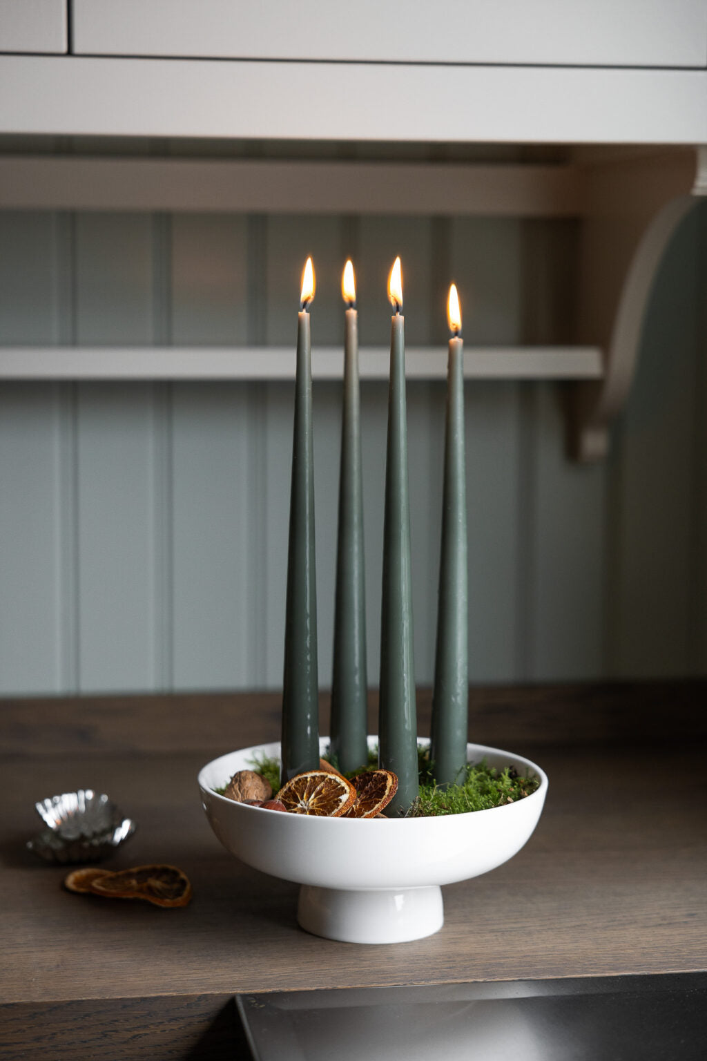 Storefactory GRANHAMMAR Kerzenschale weiß glasiert