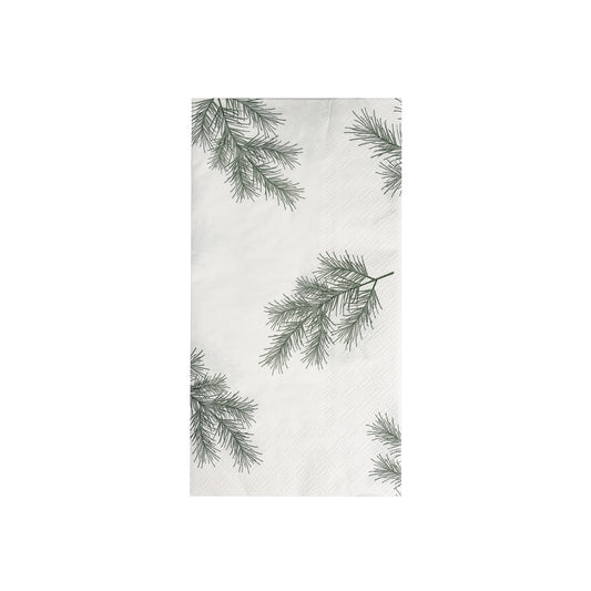 Storefactory Serviette VINTERGRAN Tannenzweige weiß