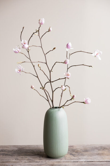 Storefactory Vase Aby grün matt