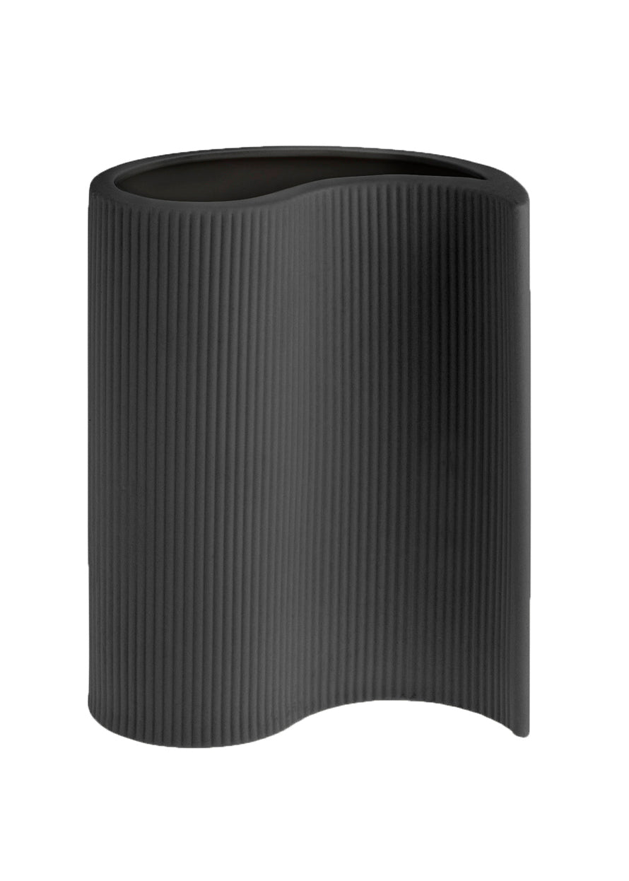 Storefactory Vase EDSHULT dunkel grau