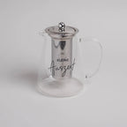 Eulenschnitt Teekanne KLEINE AUSZEIT Glas mit Sieb 1,2 Liter